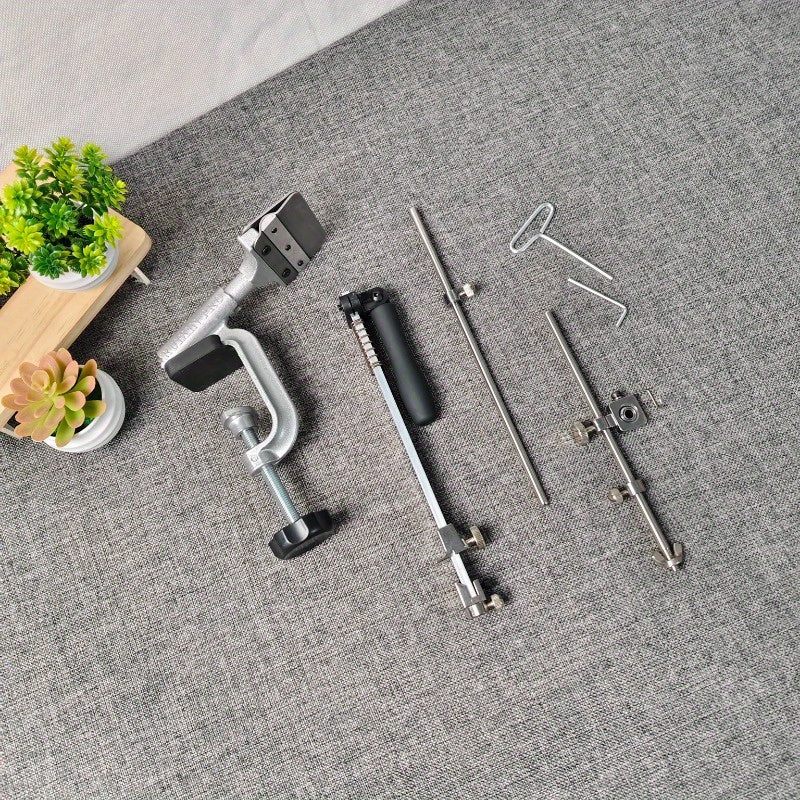 Система точилки для ножей 4-го поколения с фиксированным углом и алмазными камнями, черная