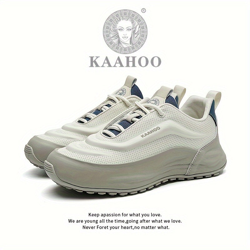Men's Breathable Lightweight Platform Sneakers for Walking and Running in Spring Summer Casual Comfort