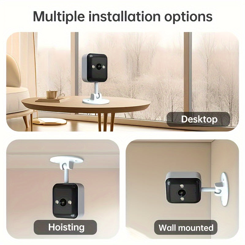 1080P Full HD Indoor Outdoor Security Camera with Color Night Vision Dual-Way Audio Motion Detection Smartphone Control