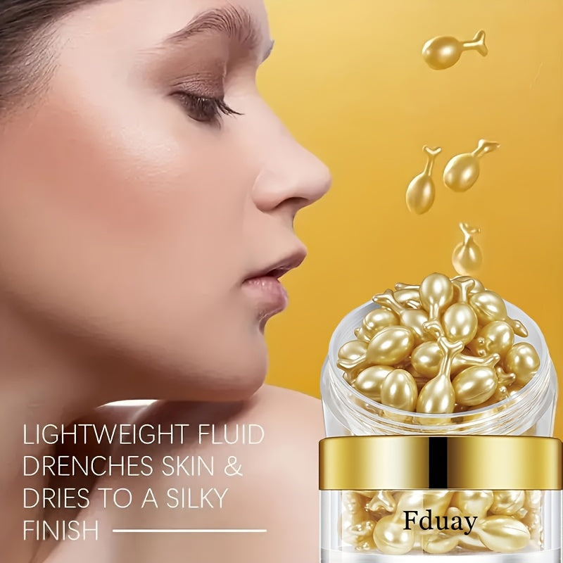 30 dona Hyaluronic Acid Serum Kapsulalari yuz va bo‘yinga namlantiruvchi, yorqinlashtiruvchi, sayohat uchun qulay