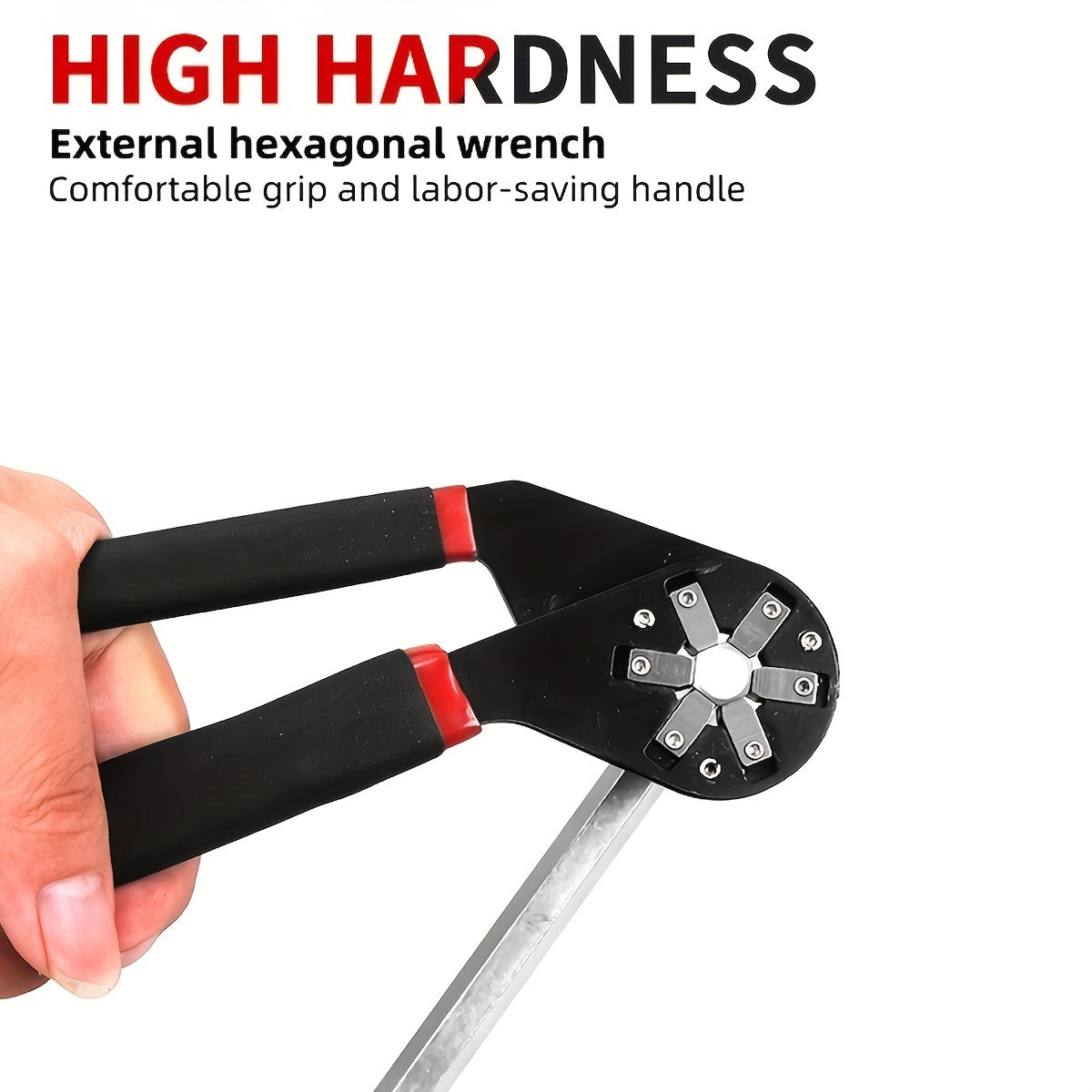 Шестигранный ключ из высокоуглеродистой стали с открытым концом, прочный инструмент для ремонта для механиков и велосипедов