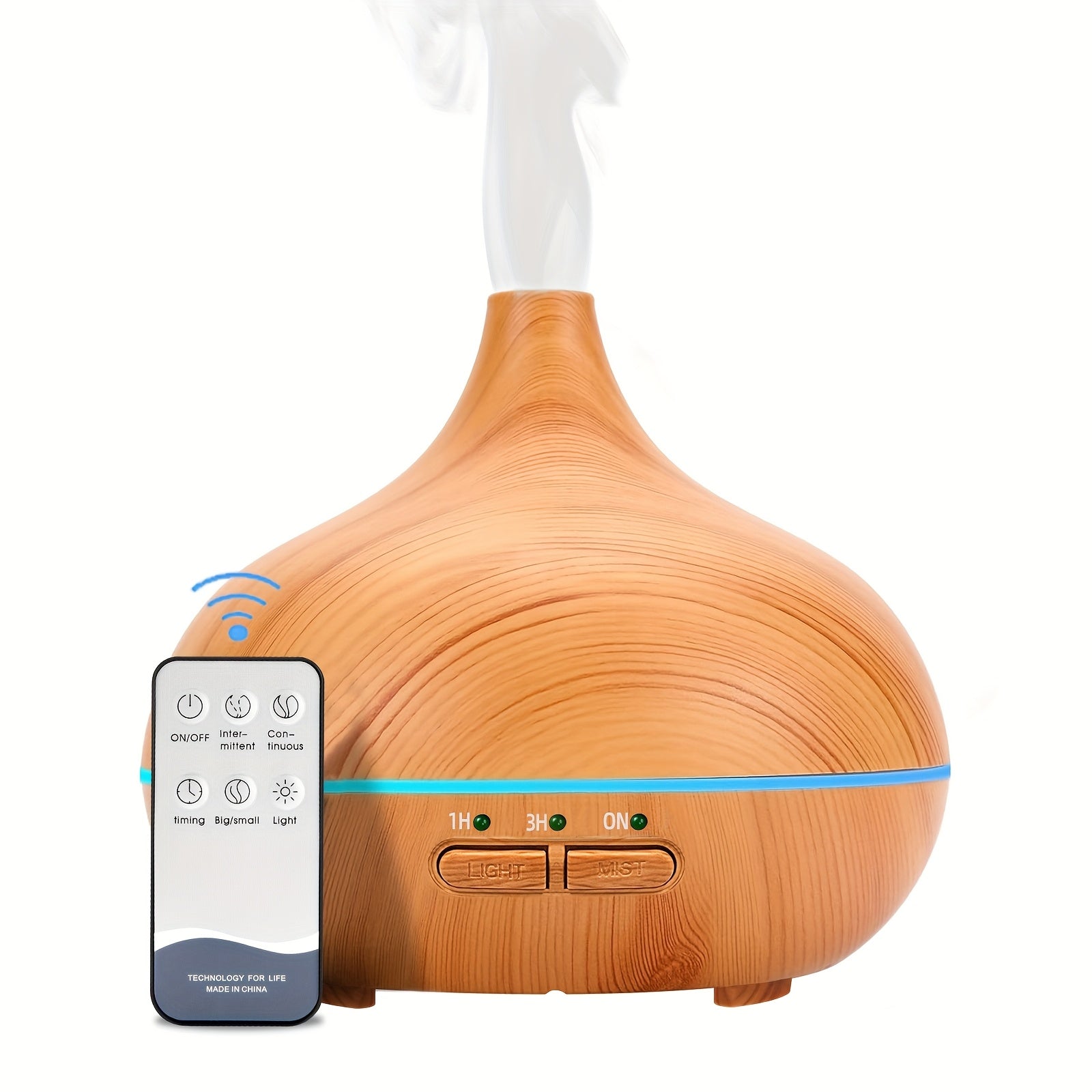 Ultrasonik asosiy yog'li diffuzor 150ml 3 ta taymer bilan avtomatik o'chirish namlatgich