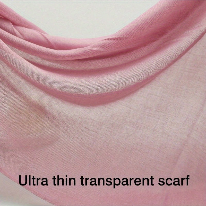 Women's Solid Color Tassel Scarf Imitation Cashmere Cozy Wrap for Year-Round Wear