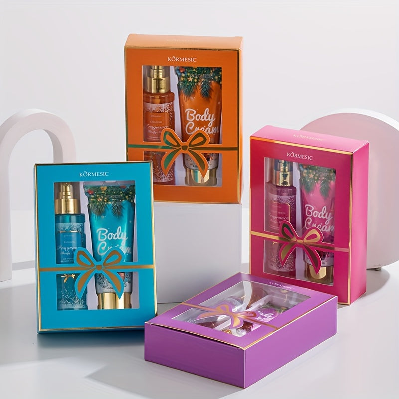 2-Piece Festive Scented Body Care Set for Women Alcohol-Free Plant-Based Squalane