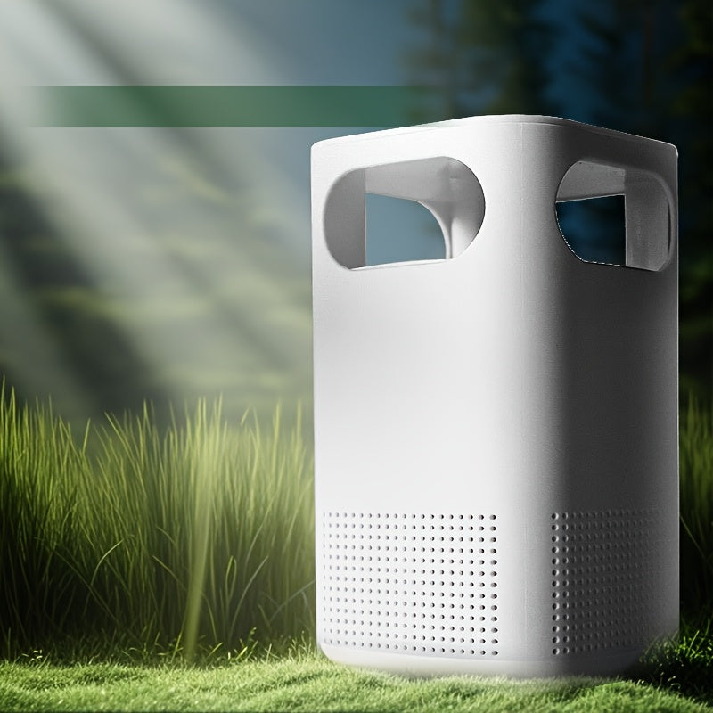 Air Purifier Desk Fan with 3-Speed, Odor Elimination, Ventilation Modes