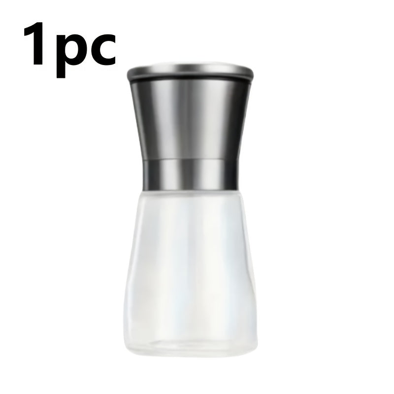 Ceramic Spice Grinder Portable Salt and Pepper Mill with Stainless Steel Grinder
