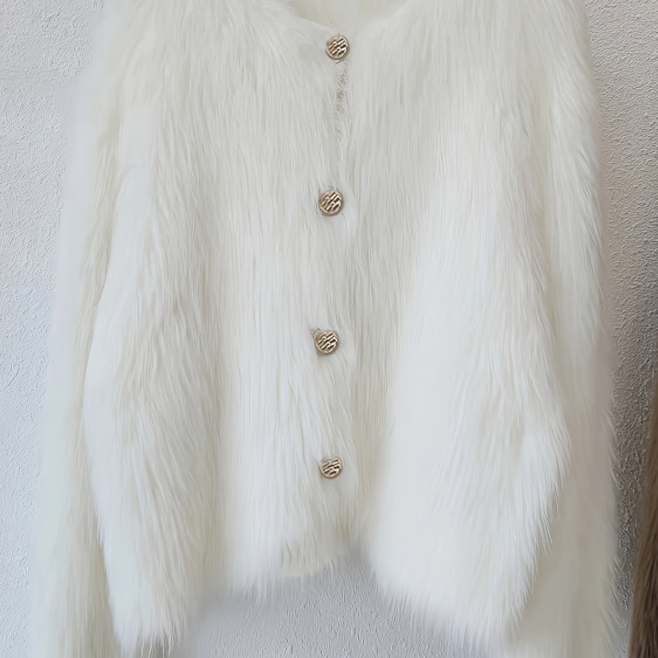 Kichik tugmachalari, krujka bo'yin, bir xil rang, ozgina cho'ziladigan mato bilan polyester aralashmasidan tayyorlangan kardigan palto, kuz/qish mavsumi uchun kattalar o'lchamida.