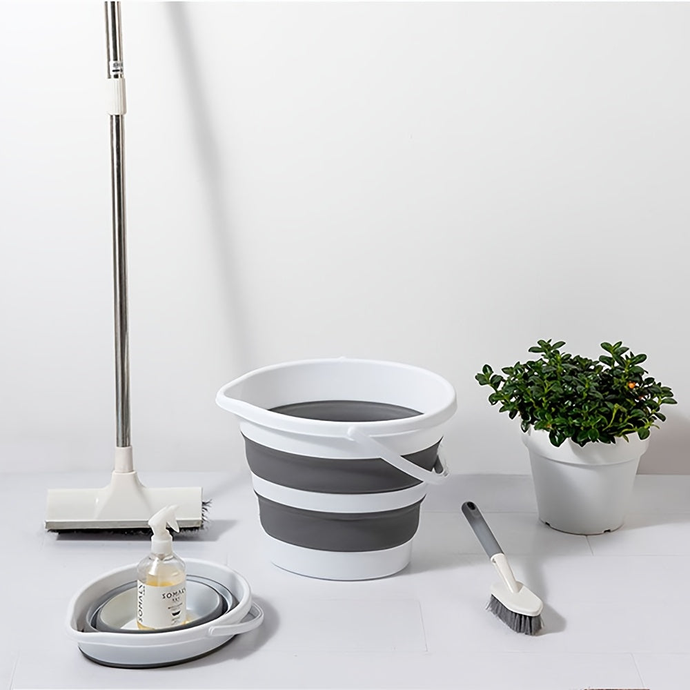 Uy, lager, bog‘dorchilik va plyaj uchun silikondan yasalgan yig‘iladigan kova