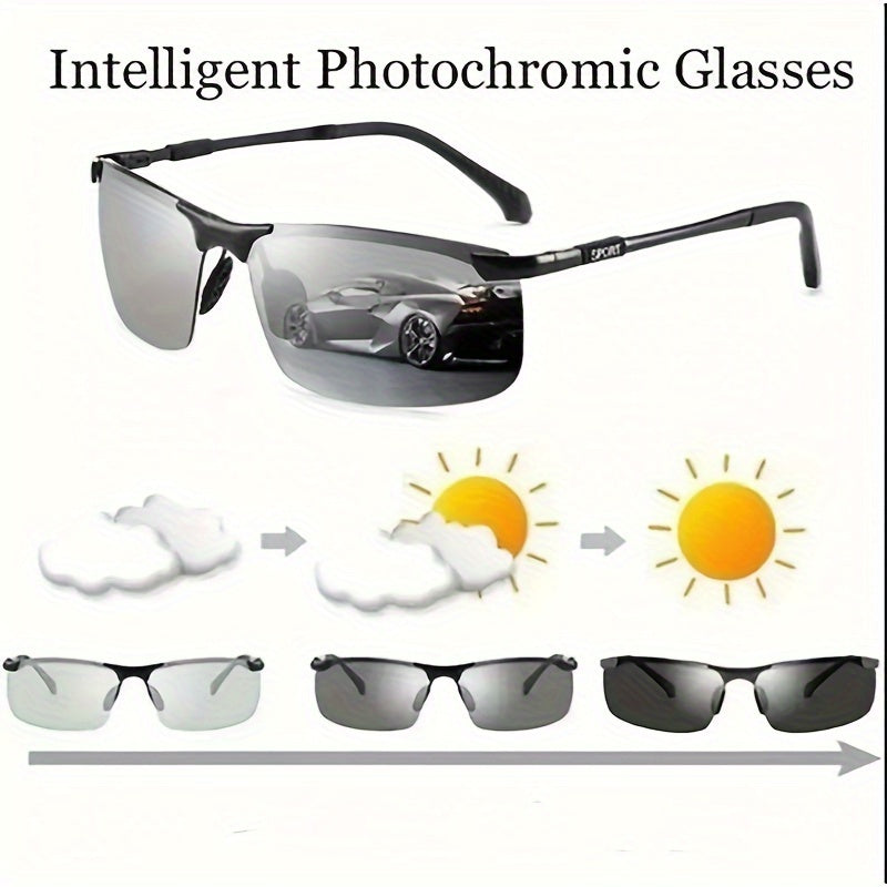 Polarized Photochromic Sunglasses for Men and Women Driving Outdoor Sports