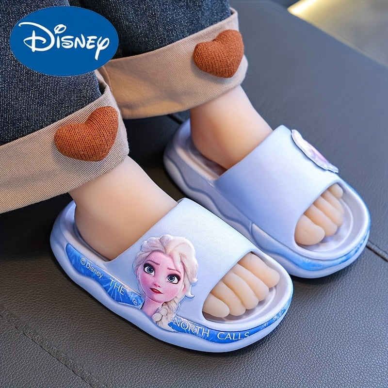 Children's Summer Slippers for Girls Cartoon Design Soft EVA Sole Open Toe Indoor Outdoor