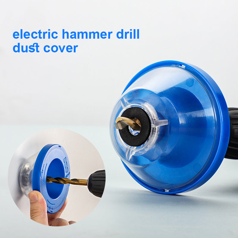 Dustproof Cover for Impact and Electric Drills with Dust Bowl and Accessories