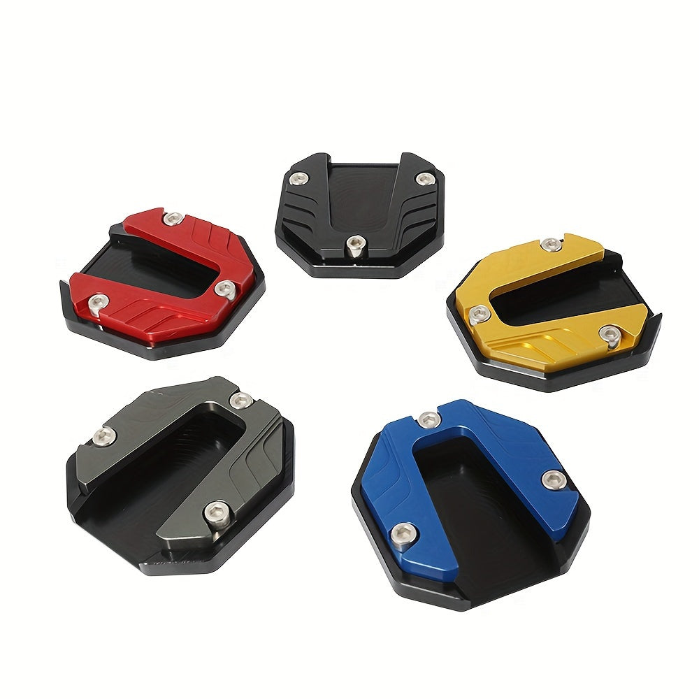Motorcycle Kickstand Extension Plate Aluminum Side Stand Support for Scooters