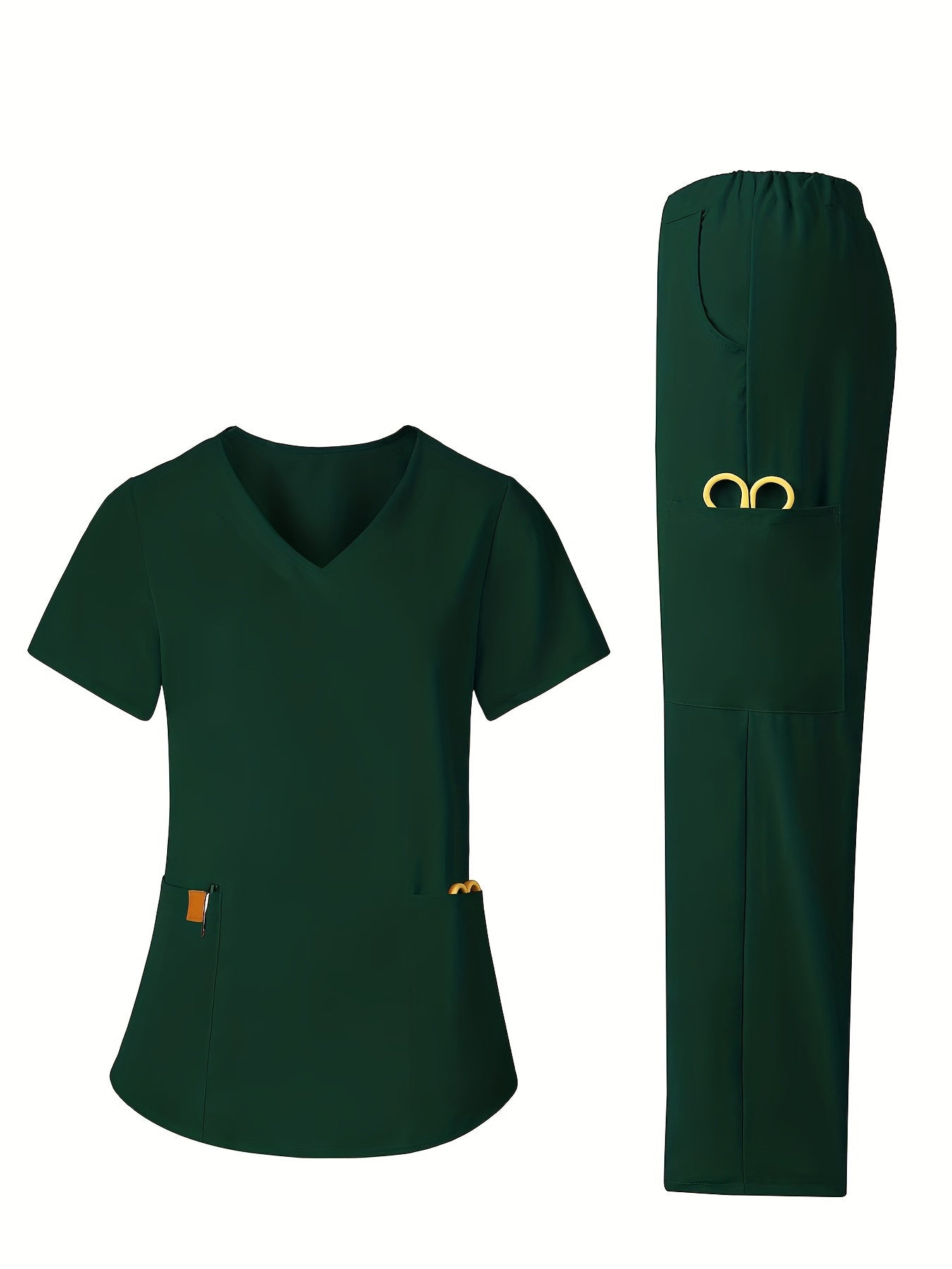 Unisex Medical Surgical Gown Set Top and Pants Polyester Spandex All Season