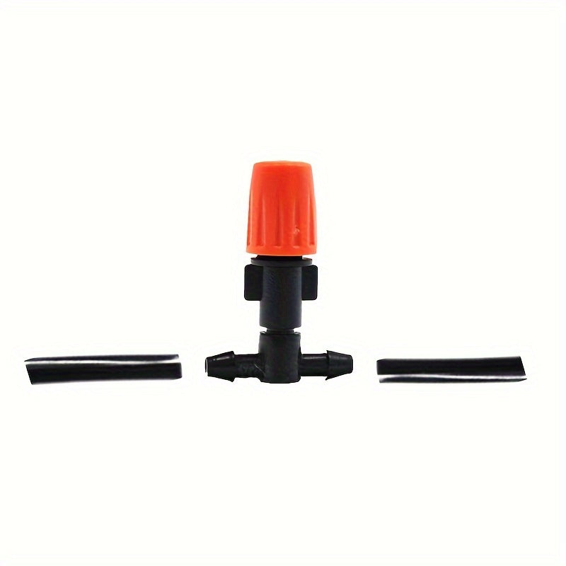 Набор для полива сада с регулируемым капельницей и разбрызгивателем для горшечных цветов и травы