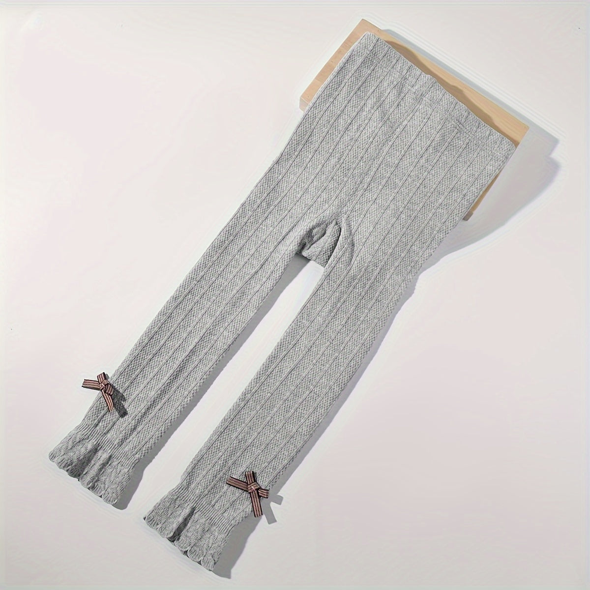 Girls' Floret Design Pantyhose Solid Knit Spring Fall Toddler Kids Leggings