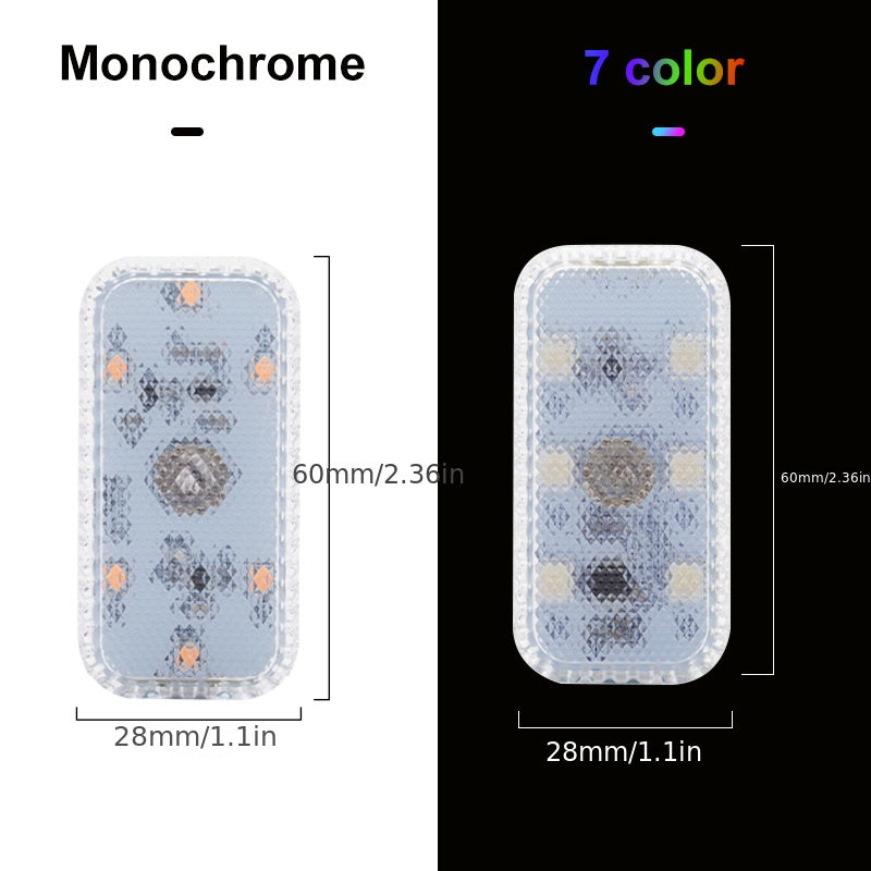 Luz interior LED táctil inalámbrica mini para coche, techo, puerta, maletero y almacenamiento