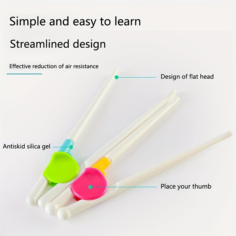 Training Chopsticks for Beginners Kids and Adults with Attachable Learning Helpers