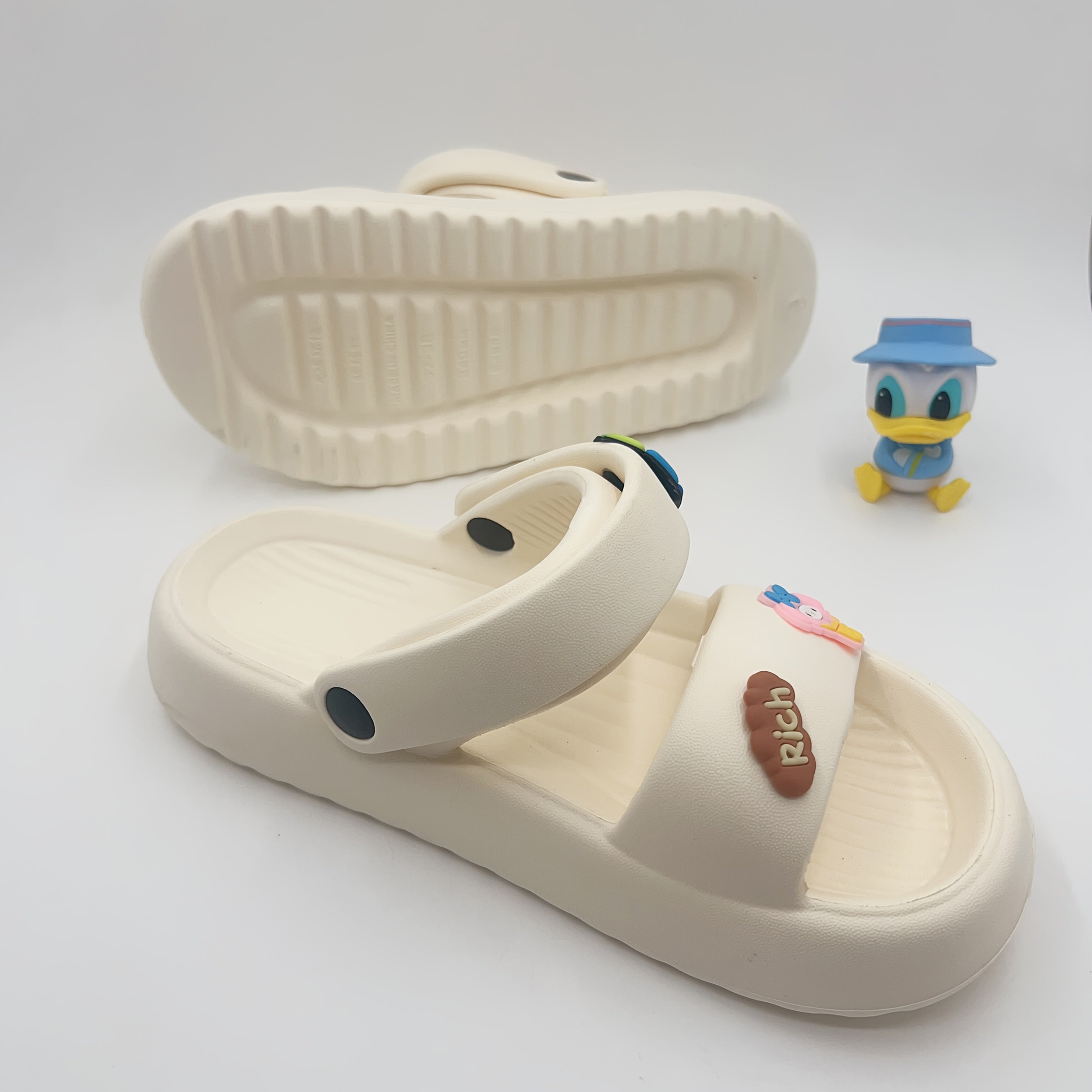 Women's EVA Slippers Open-Toe Cushioned Indoor Outdoor Lightweight