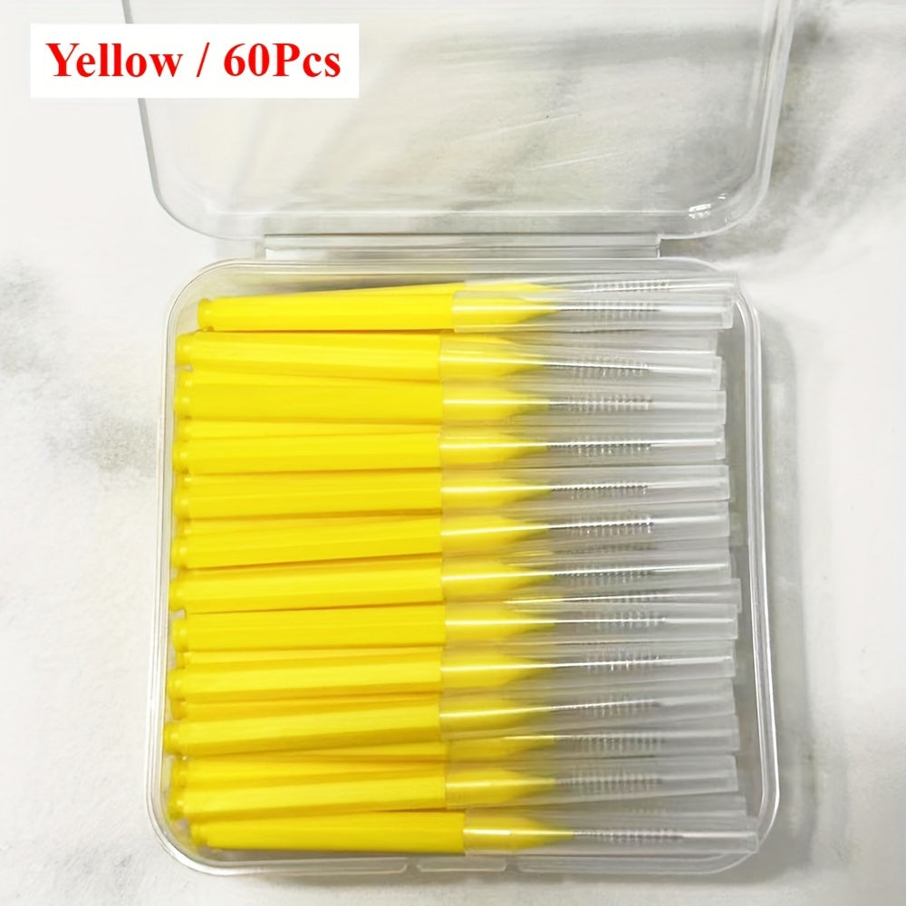 Interdental Brushes 60/120pcs Dental Flossing Tools for Oral Hygiene