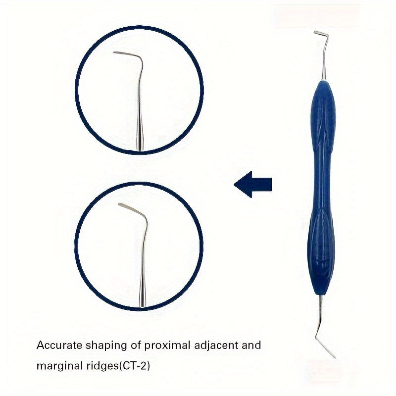 7 Colorful Stainless Steel Dental Restorative Instruments for Strong Grip Filling