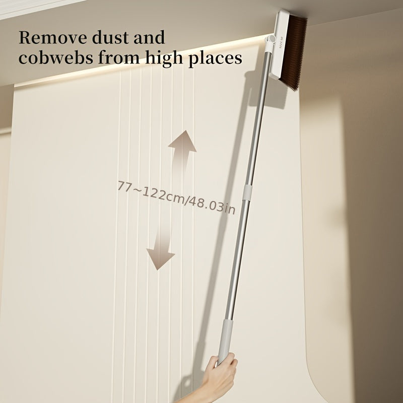 2-in-1 Magic Broom and Scraper Set for Floors, Showers, Glass, and Tiles