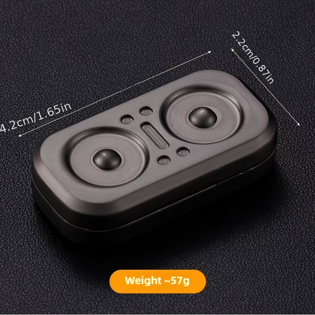 Magnetic Metal Decompression Fidget Toy for Men Gray Dark Khaki