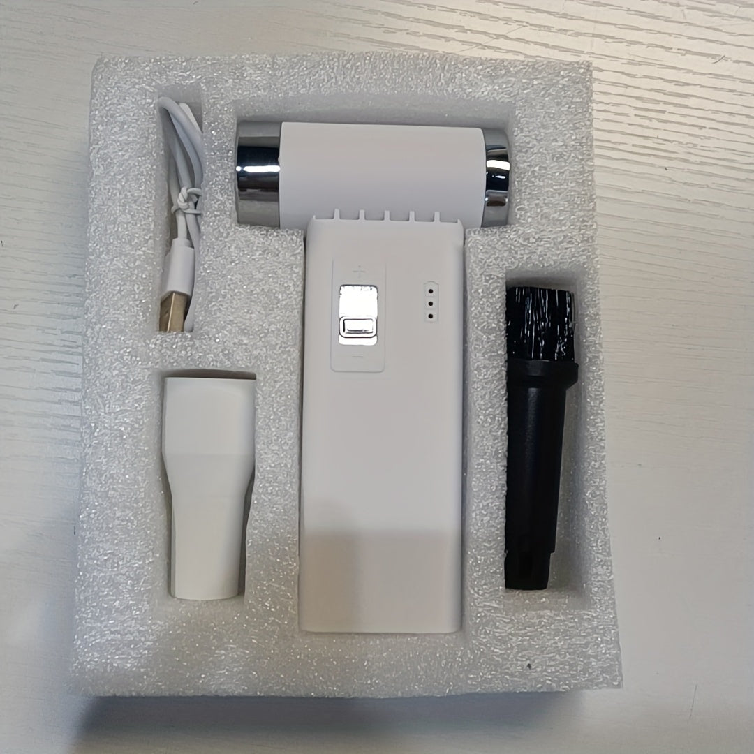 Portable Handheld Turbine Fan with Wireless Operation, High-Speed Dust and Snow Blower