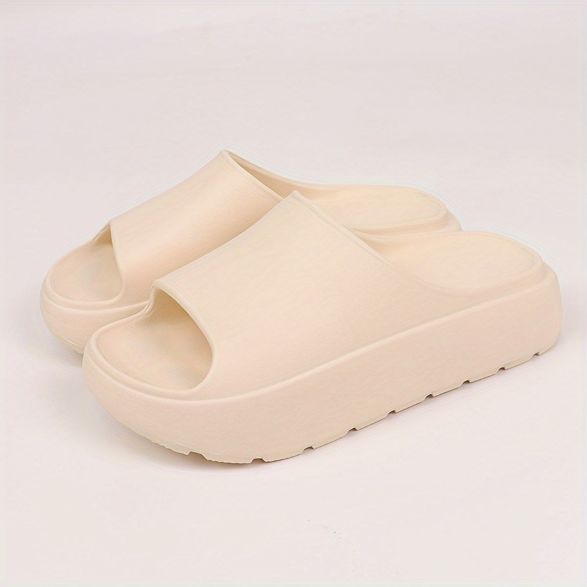 Women's Non-Slip Thick Platform EVA Slide Sandals Open-Toe Casual Pink