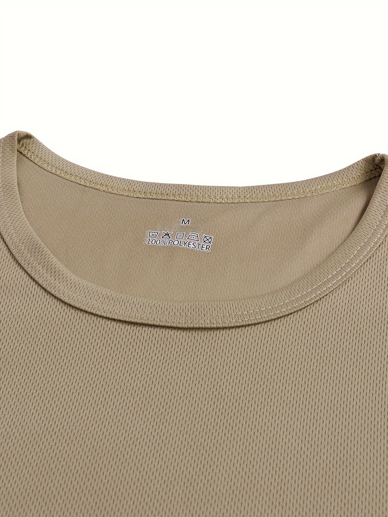 Pack de 10 camisetas deportivas para hombre de manga corta, de poliéster que absorbe la humedad, para gimnasio, correr y actividades al aire libre