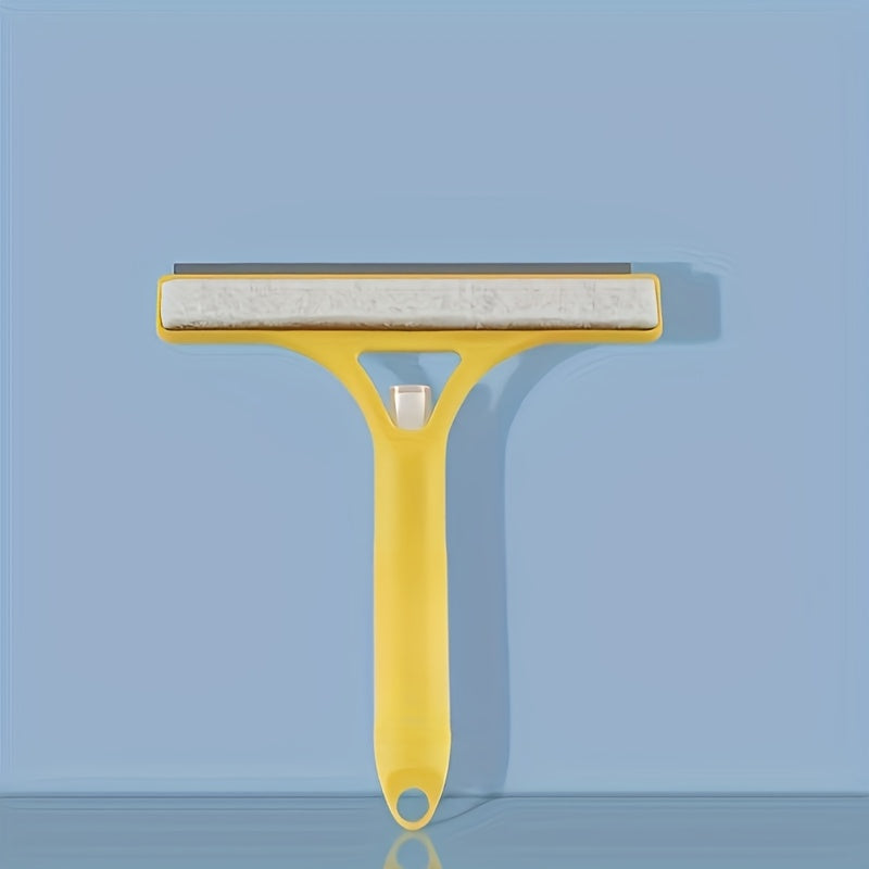 Raspador de vidrio de mano de 3 pulgadas con pulverizador para ventanas, espejos y azulejos