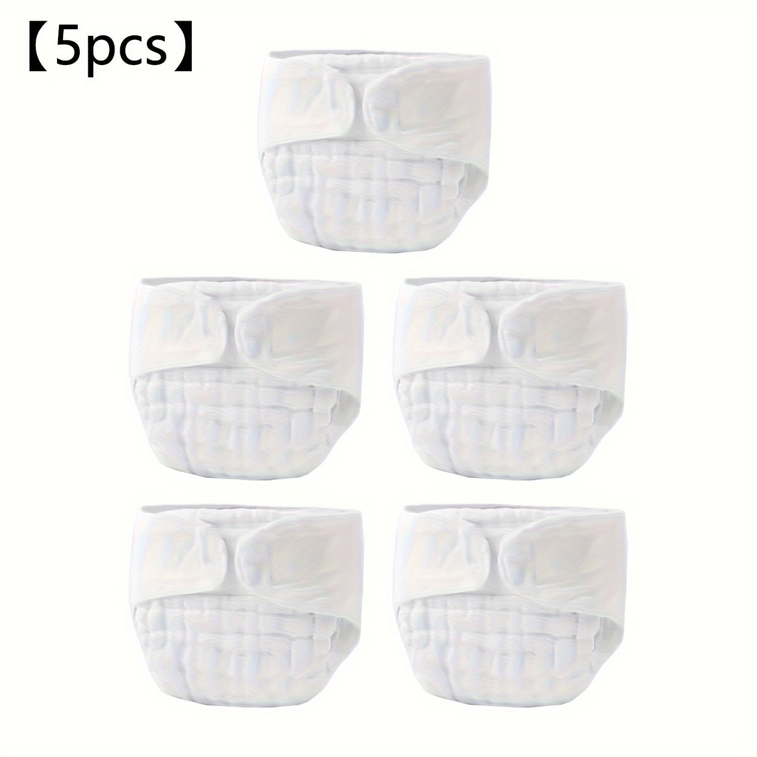 Reusable Cloth Training Diapers for Kids 0-6 Years with Cartoon Prints Set of 5