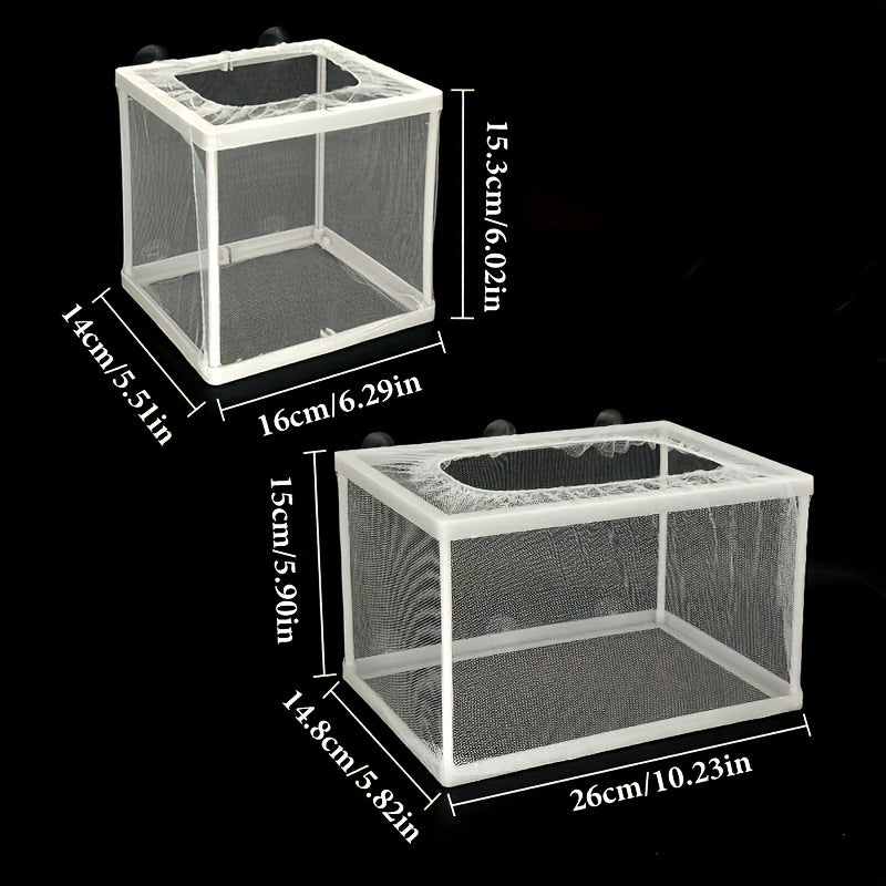 Aquarium Fish Net for Fish and Shrimp Separation Durable PE Material Small Tank Isolation