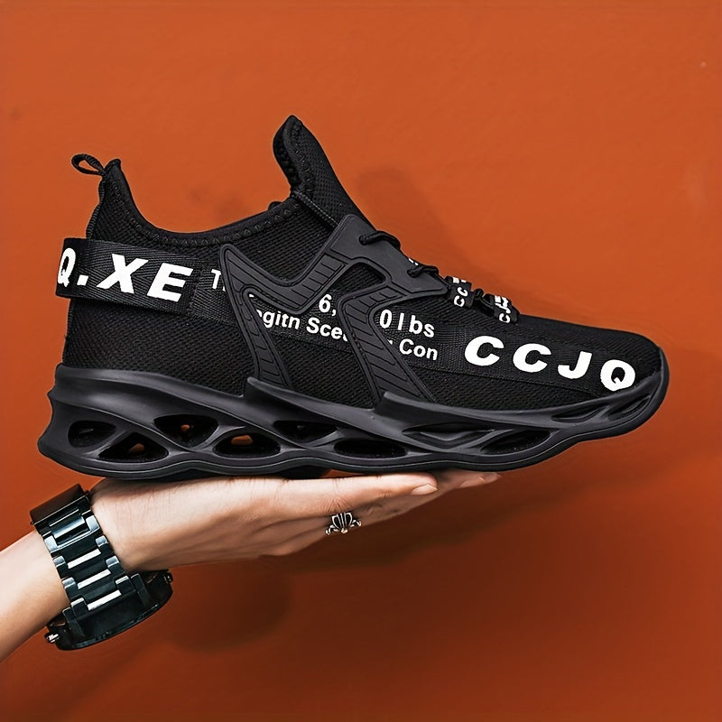 Мужские дышащие сетчатые кроссовки-слипоны на шнуровке для спорта и повседневной носки