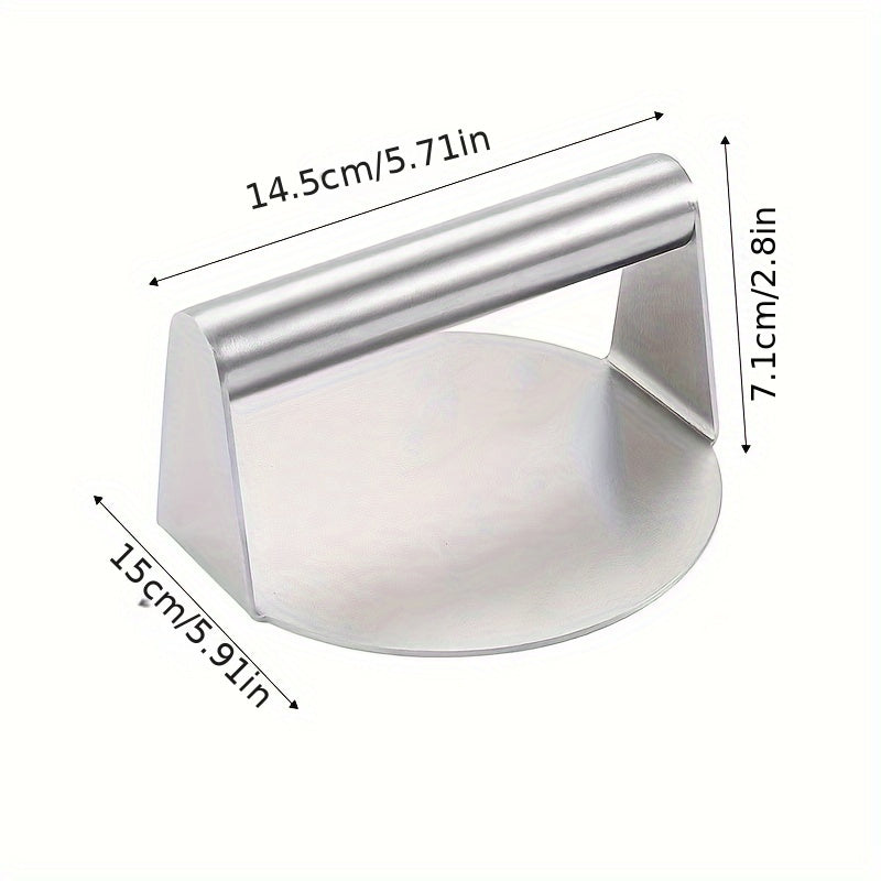 5.5-Inch Stainless Steel Burger Press for Grilling and Cooking Meat Mold