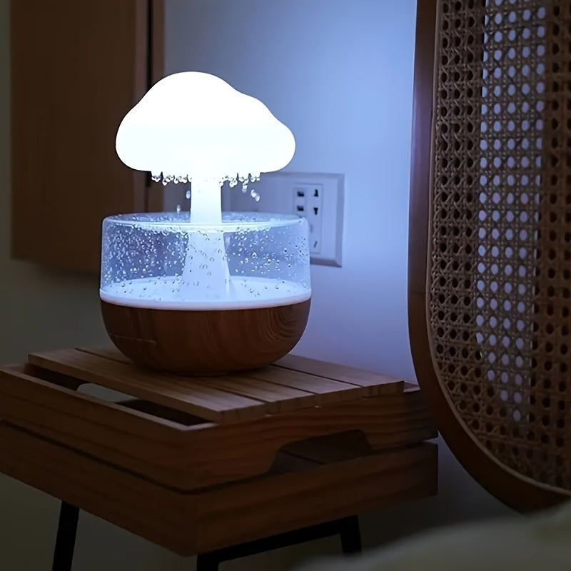 Ultrasonic Aromatherapy Humidifier with Color LED Nightlight for Bedroom