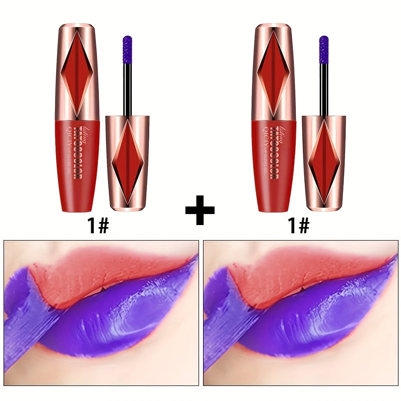 Women Matte Lip Gloss Long-Lasting Waterproof Velvet Lipstick in Vibrant Colors