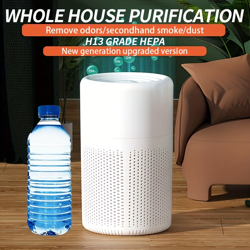 Компактный USB-очиститель воздуха для дома и офиса, дым, пыль, пыльца, шерсть