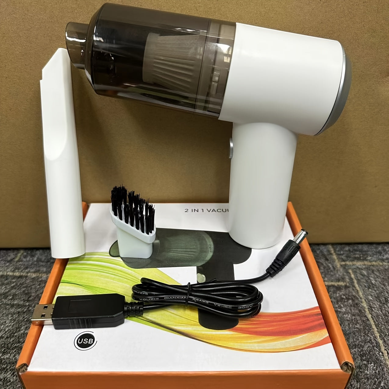 Portable Handheld Car Vacuum Cleaner Wet Dry Rechargeable