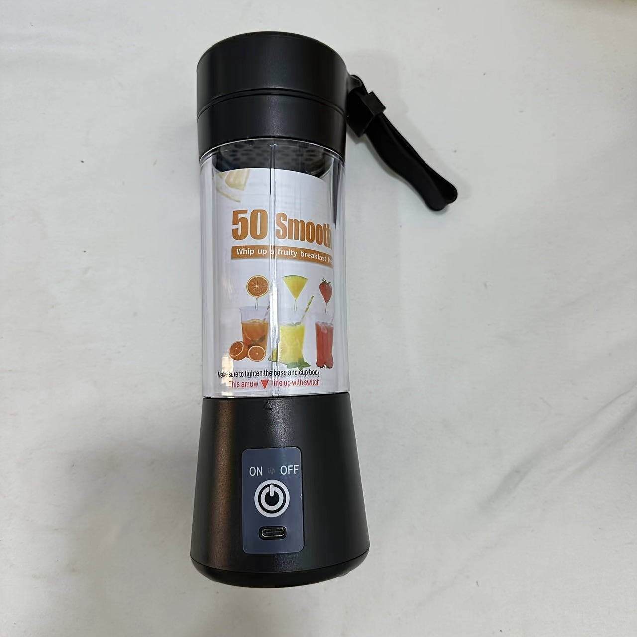 Portable 380ml Mini Blender USB Rechargeable Personal Shake Smoothie Ice Juicer