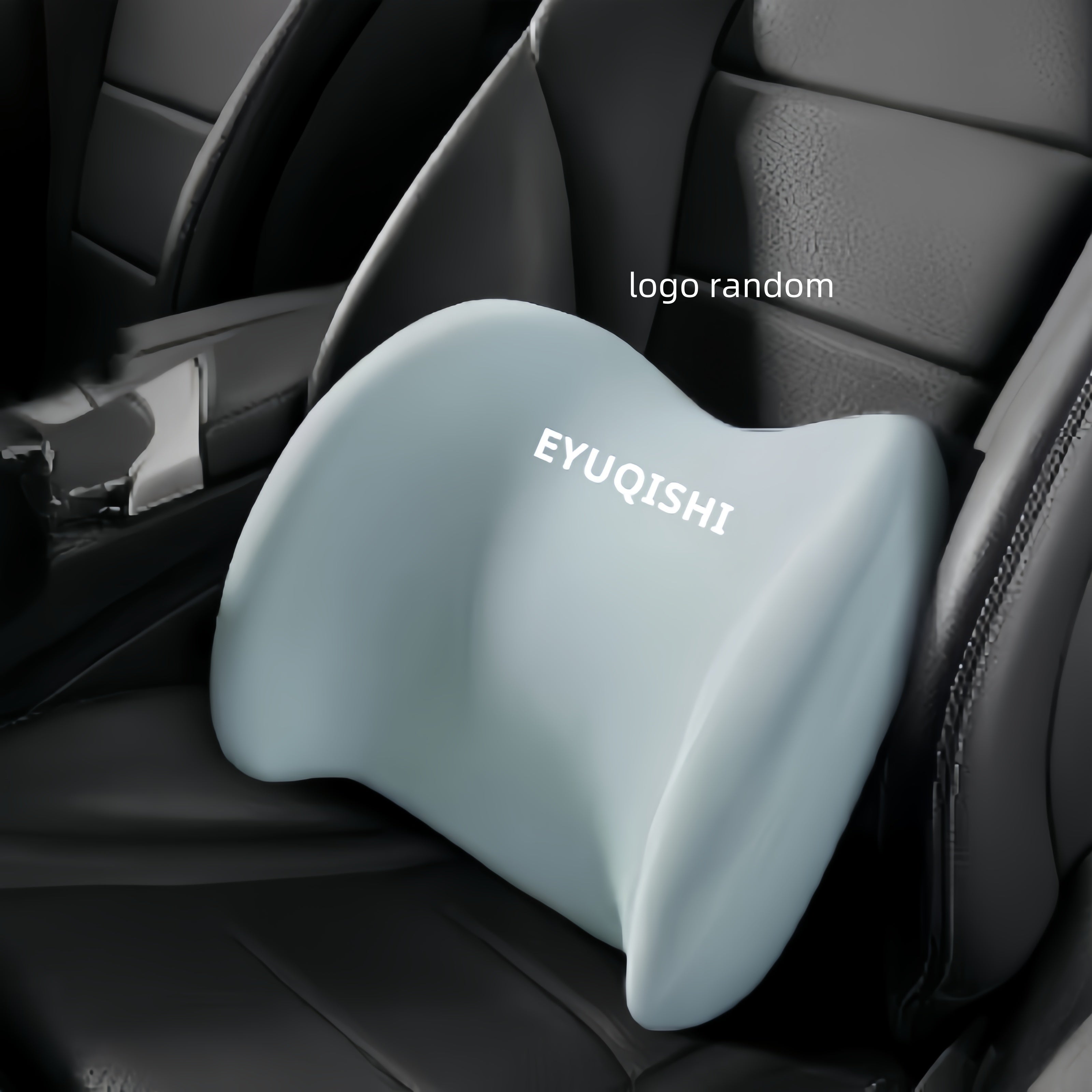 Memory Foam Car Headrest and Lumbar Support Pillow Breathable Synthetic Fiber