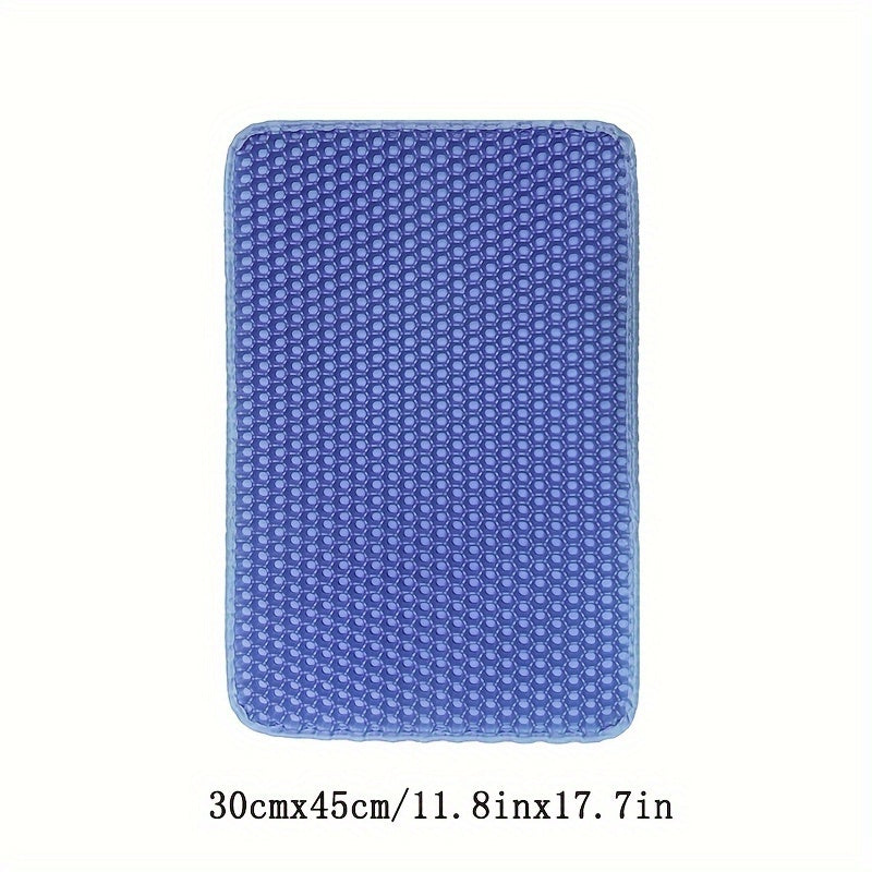 Double Layer EVA Cat Litter Mat Non-Slip Waterproof Large