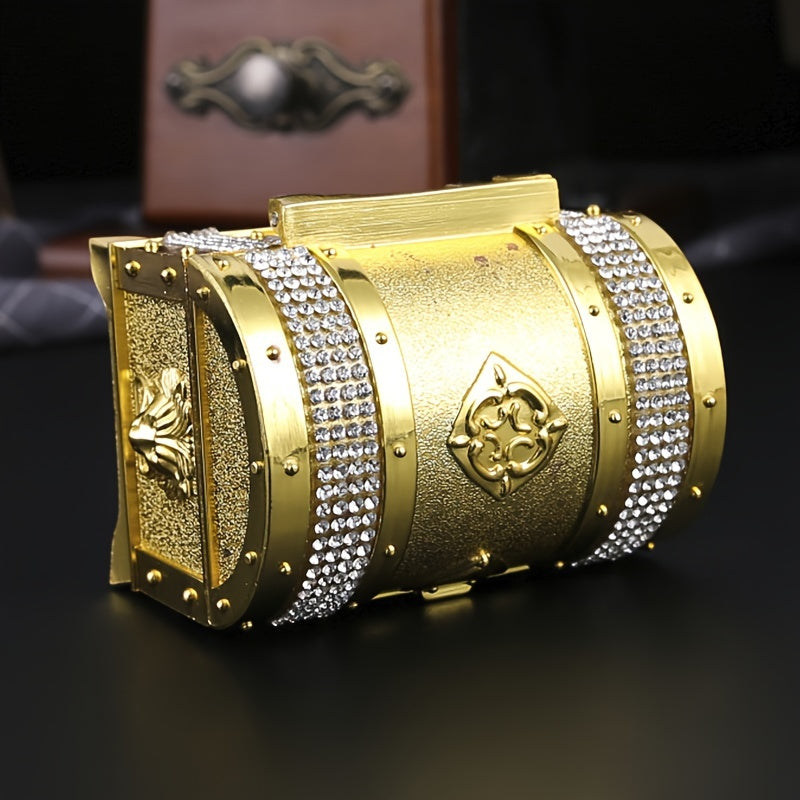 Ретро металлический пиратский сундук для хранения и подарка