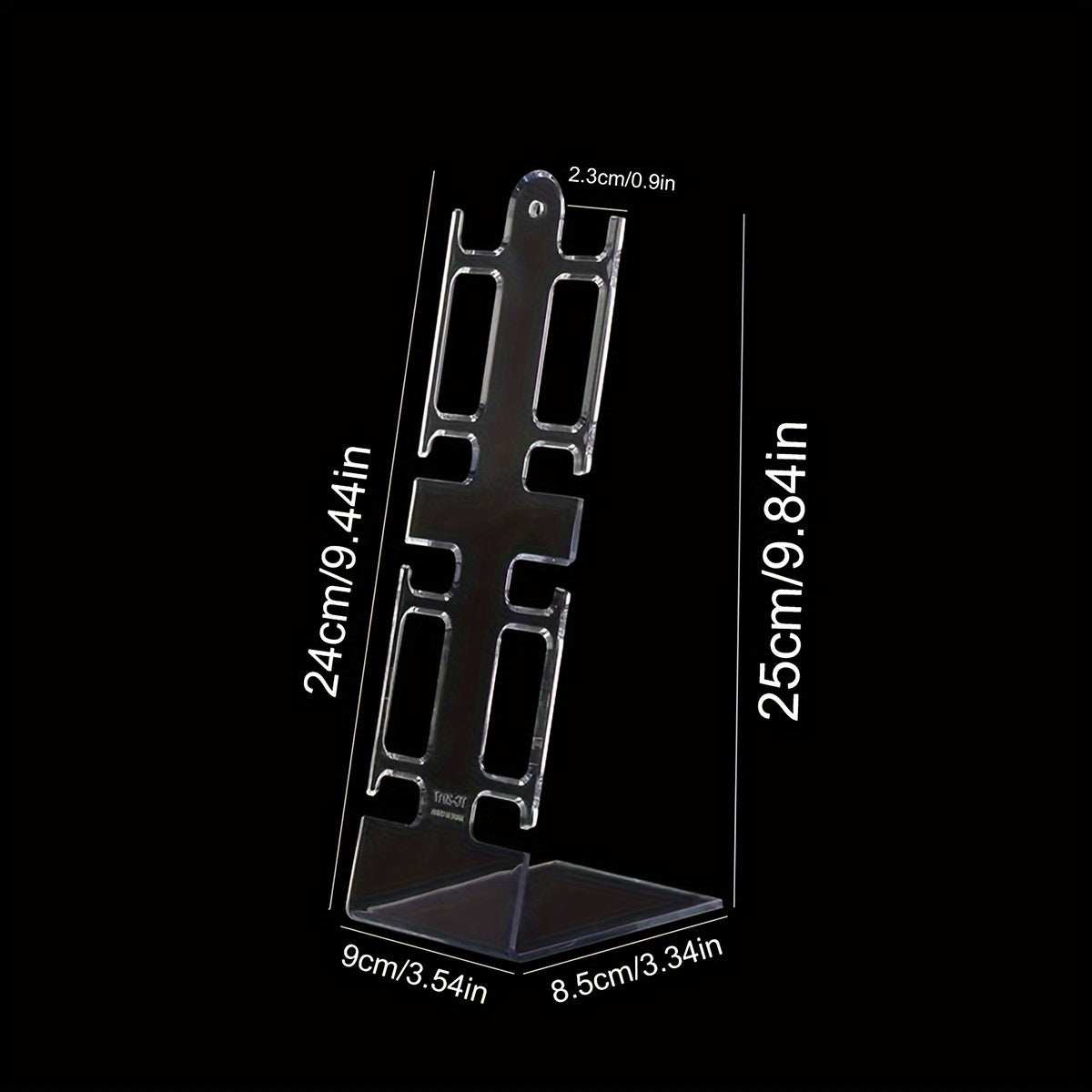Пластиковая подставка для украшений с отделениями для часов, серег, ожерелий и другого