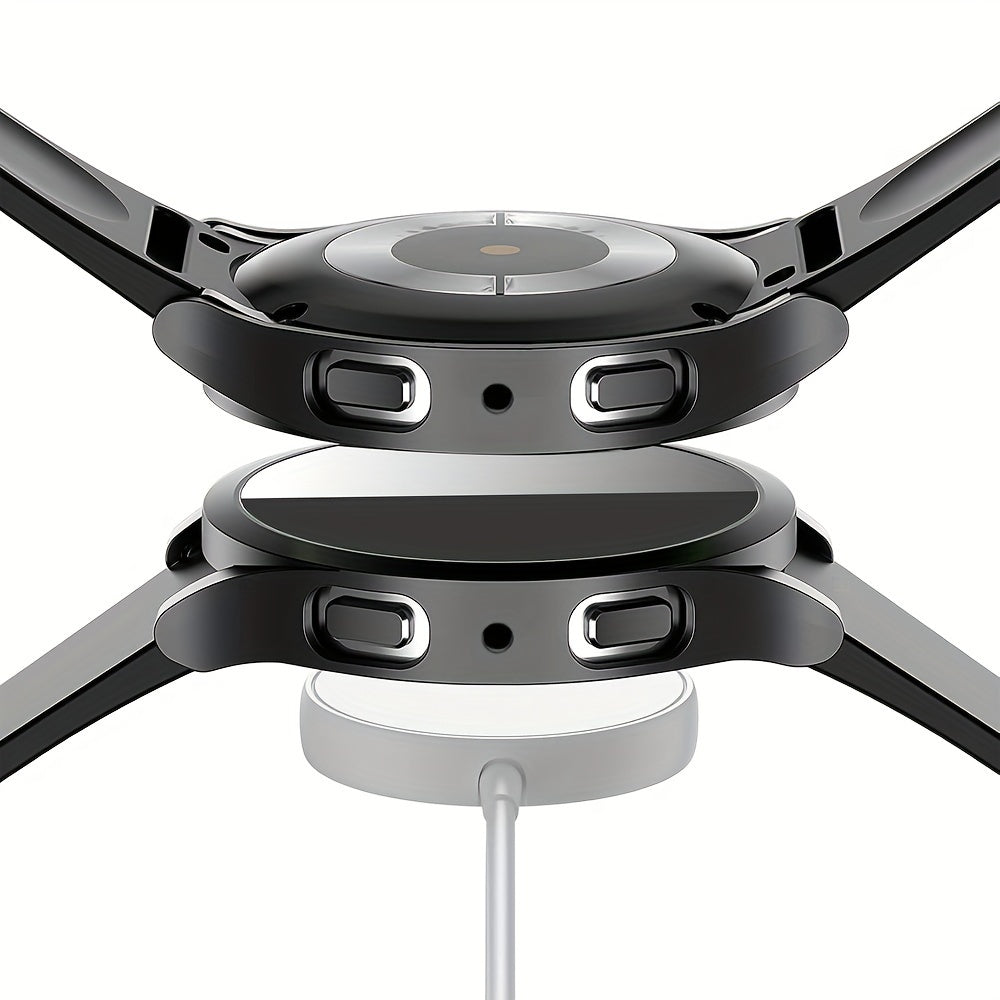 Waterproof Silicone Watch Band and Case Protector for Samsung Galaxy Watch 7/6/5/4 40mm 44mm Butterfly Design