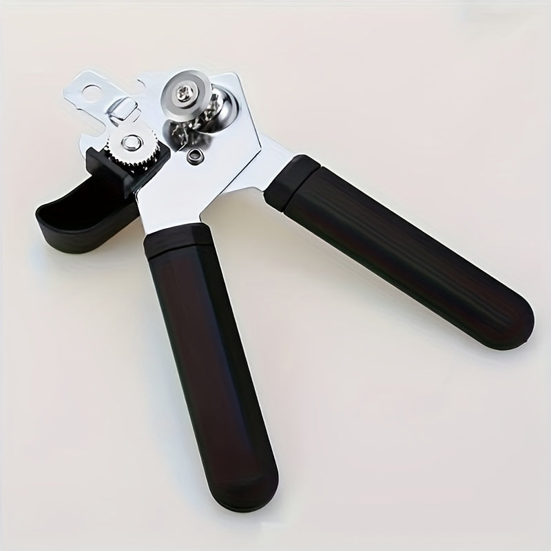 Stainless Steel 3-in-1 Can Opener with Knife for Kitchen