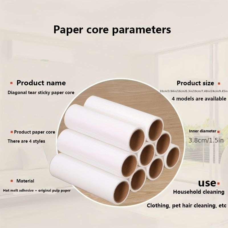 Portable Lint Remover with Sticky Sheets and Reusable Refills for Clothes Furniture and Car Cleaning