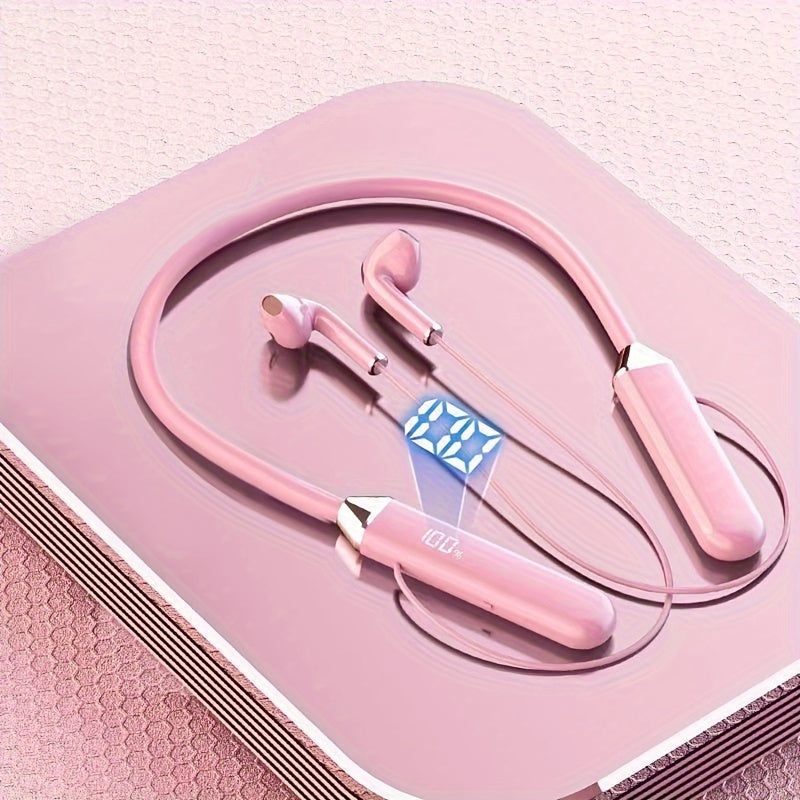 Беспроводные наушники-гарнитура с дисплеем, шумоподавлением, длительным временем работы от батареи, USB-зарядкой, управлением громкостью, изготовленные из пластика, подходят для записывающих устройств.