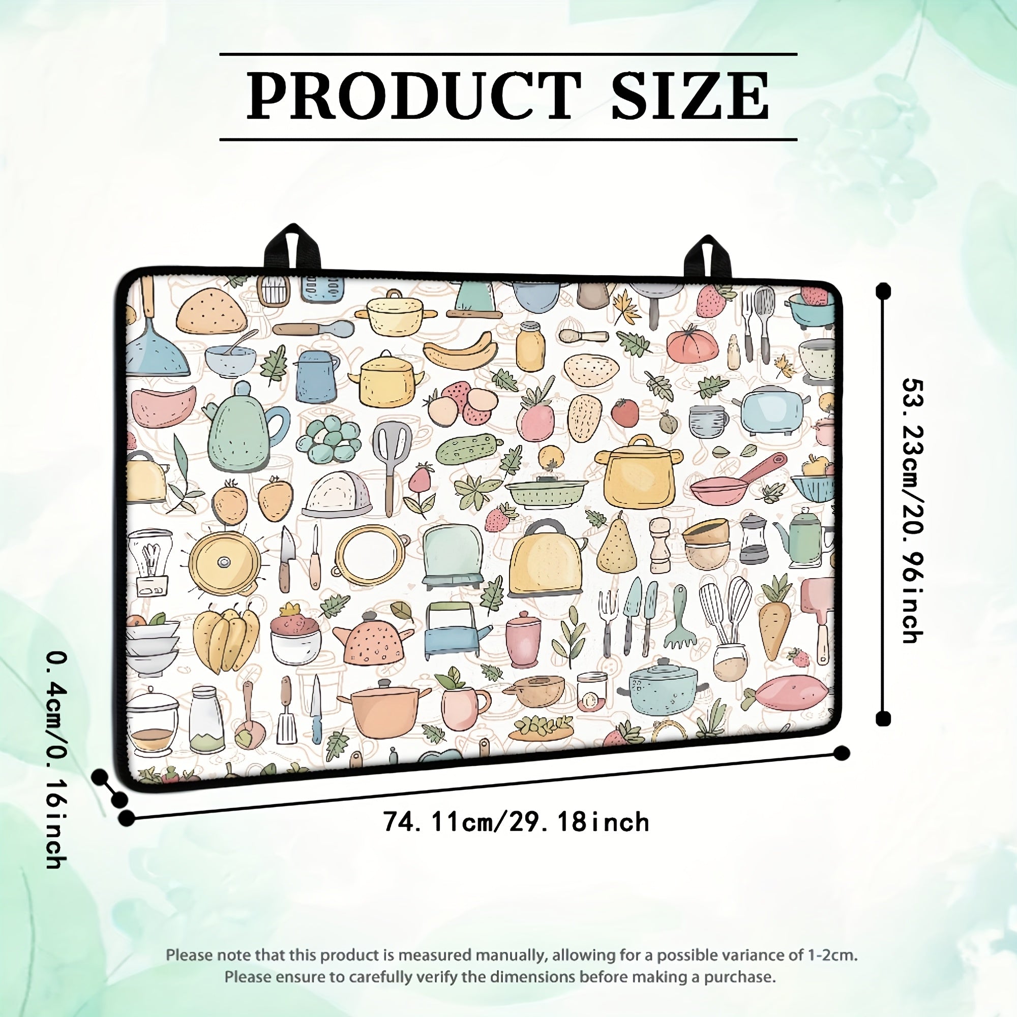 Patterned Cartoon Kitchen Stove Cover Heat-Resistant Non-Slip for Glass Ceramic and Electric Stoves