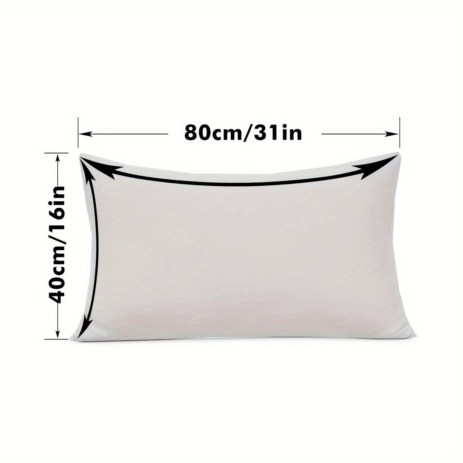 Waterproof Gray Pillowcase with Zipper Closure, Soft Breathable Polyester