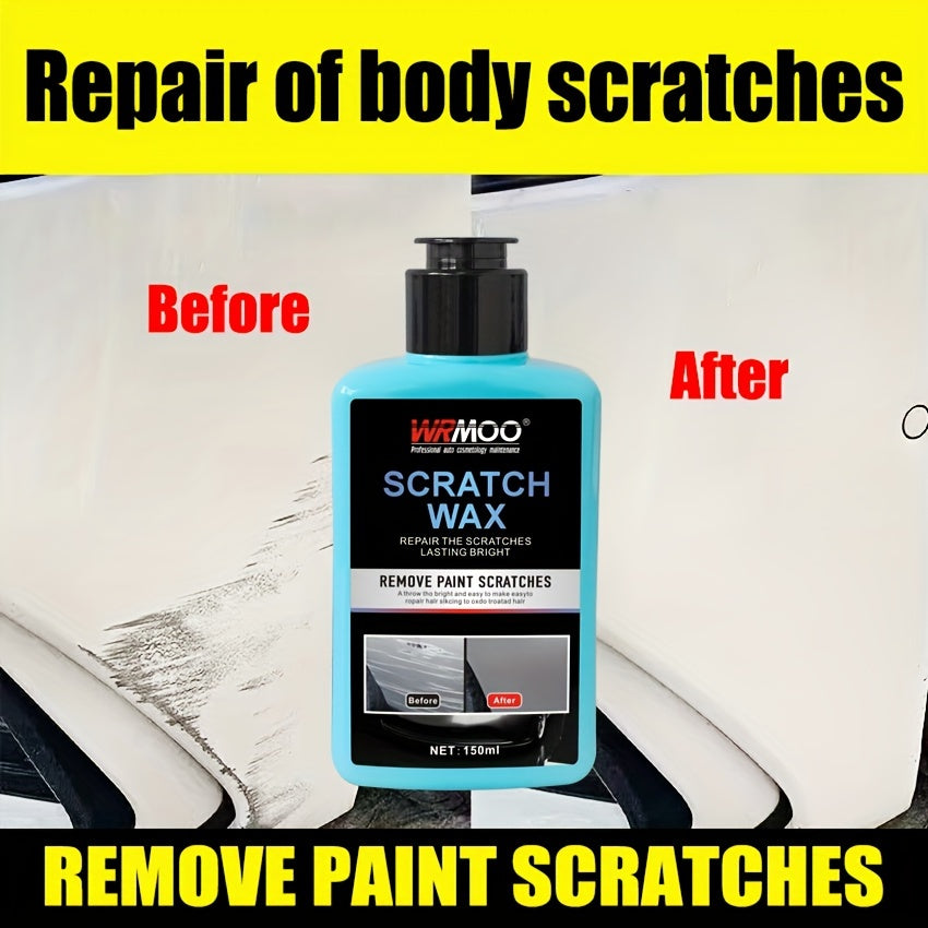 Car Scratch Wax Paste 150ml Long-Lasting Shine Gloss Enhancer Repair for All Paint Colors